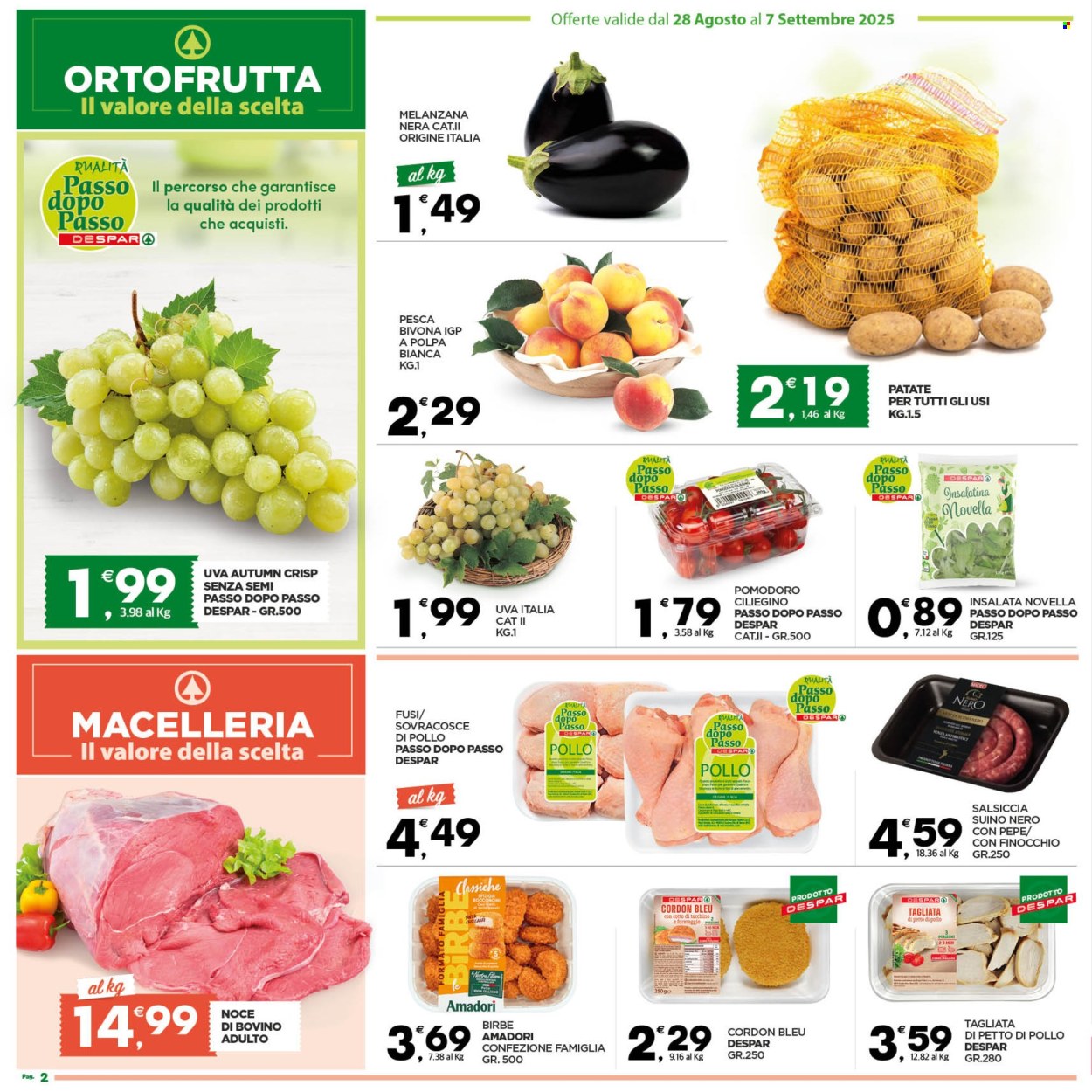 Volantino Despar - 28/8/2025 - 7/9/2025. Pagina 2