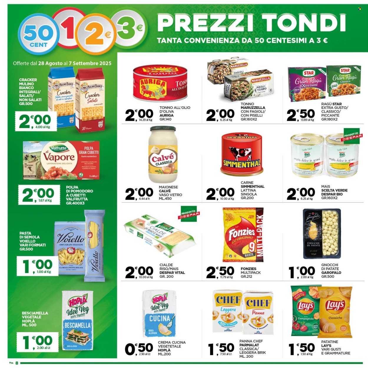 Volantino Despar - 28/8/2025 - 7/9/2025. Pagina 8