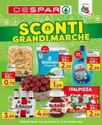 Volantino Despar - 28/8/2025 - 10/9/2025.