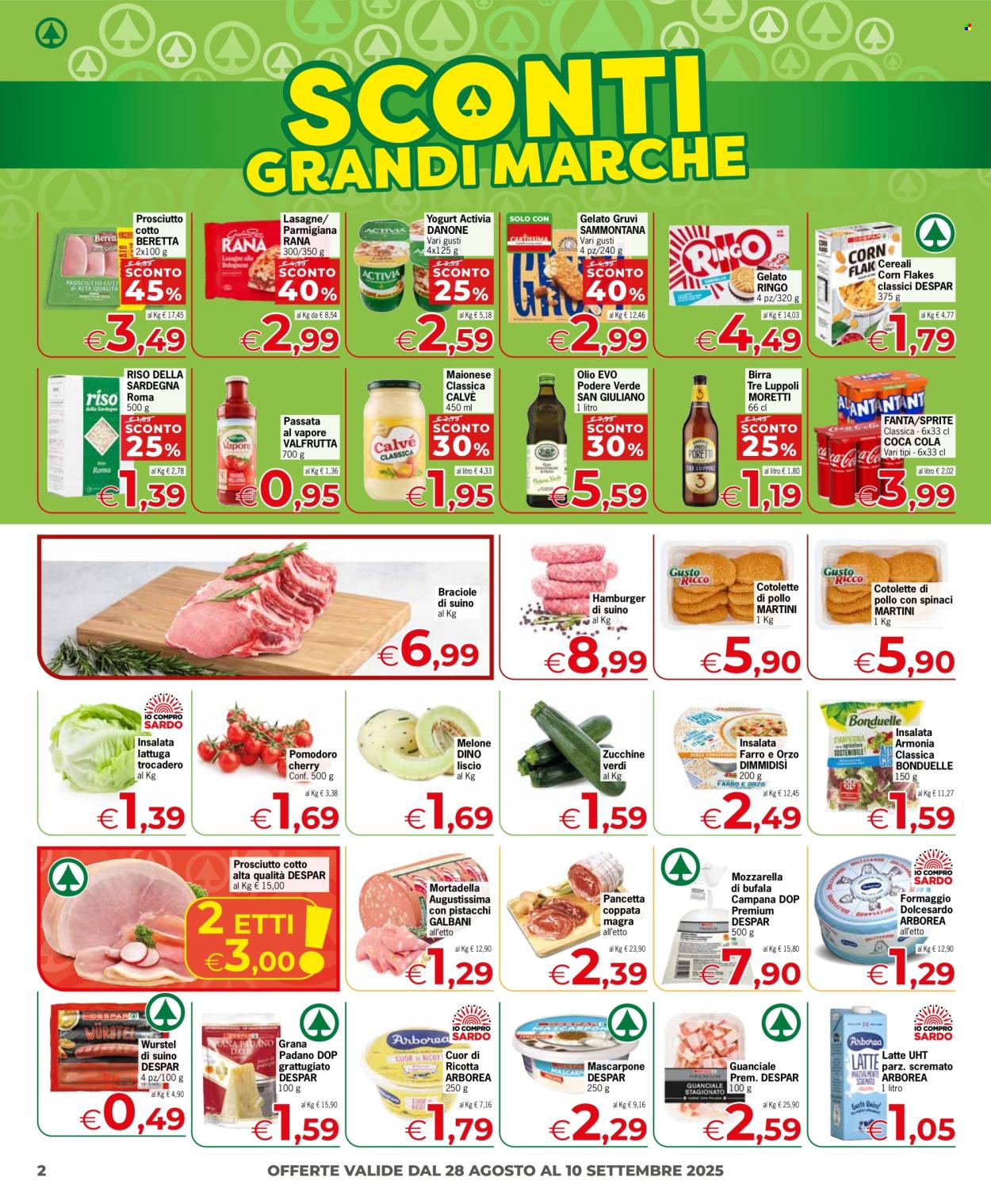 Volantino Despar - 28/8/2025 - 10/9/2025. Pagina 2