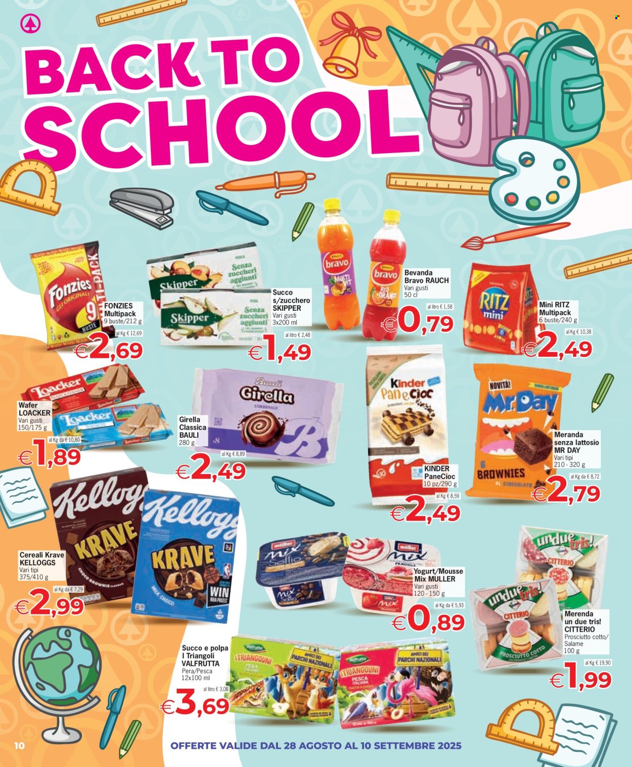 Volantino Eurospar - 28/8/2025 - 10/9/2025. Pagina 10