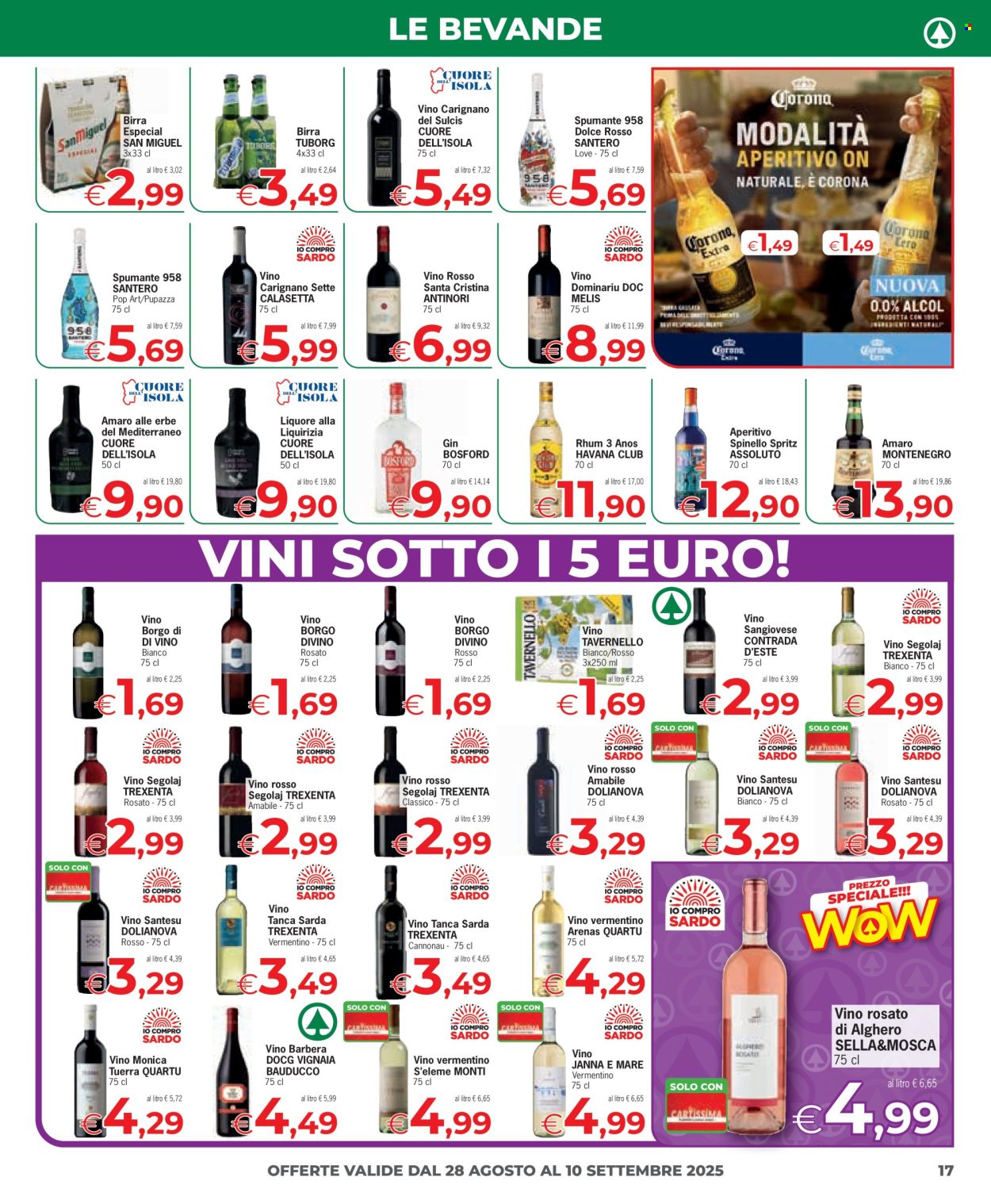 Volantino Eurospar - 28/8/2025 - 10/9/2025. Pagina 17