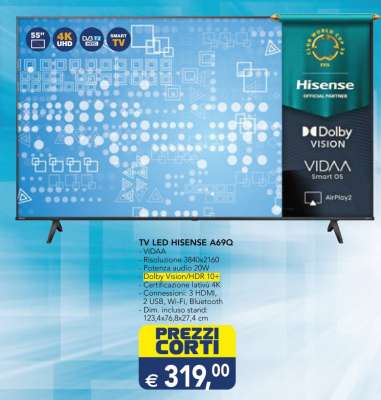 TV LED HISENSE A69Q