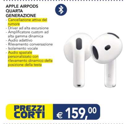 APPLE AIRPODS QUARTA GENERAZIONE