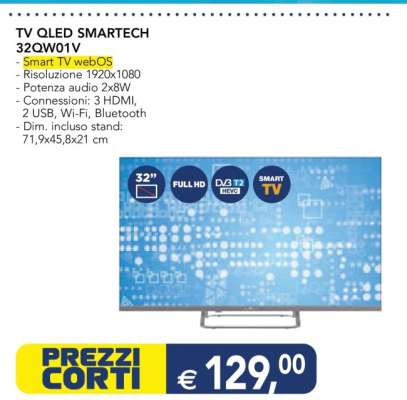TV OLED SMARTECH 32QW01V