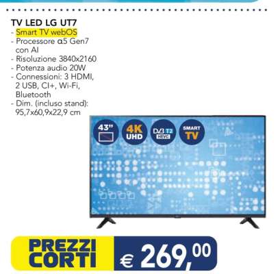 TV LED LG UT7