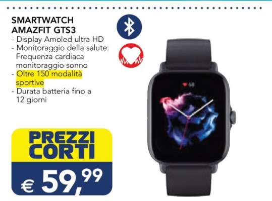 SMARTWATCH AMAZFIT GTS3