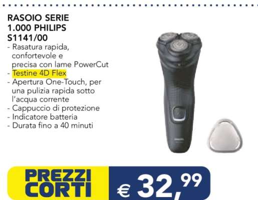 RASOIO SERIE 1.000 PHILIPS S1141/00