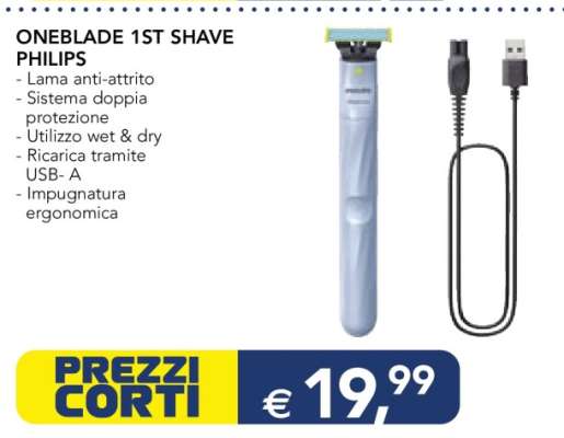 ONEBLADE 1ST SHAVE PHILIPS