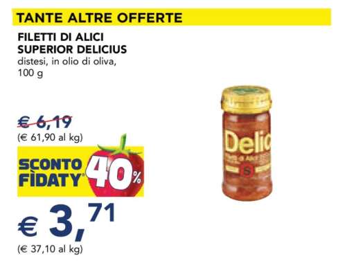 Filetti di Alici Superior Delicius