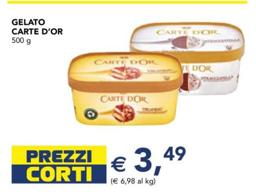 Gelato Carte D'Or