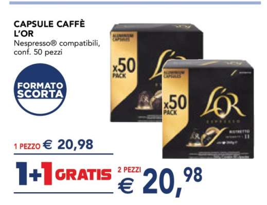 CAPSULE CAFFÈ L'OR