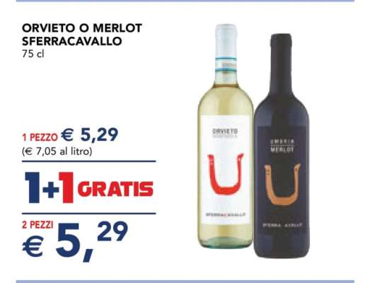 ORVIETO O MERLOT SFERRACAVALLO 75 cl