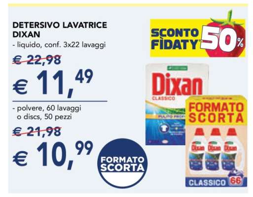 Detersivo Lavatrice Dixan