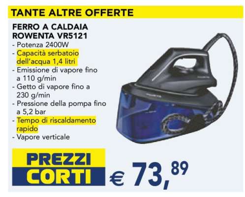 Ferro a Caldaia Rowenta VR5121