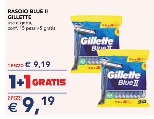 RASOIO BLUE II GILLETTE