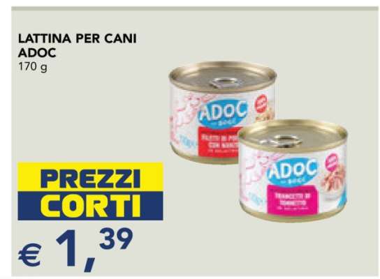 LATTINA PER CANI ADOC