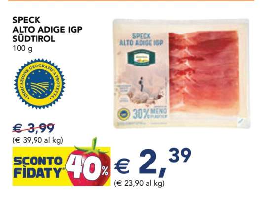 SPECK ALTO ADIGE IGP SÜDTIROL