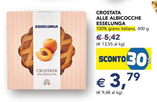 Crostata alle Albicocche Esselunga