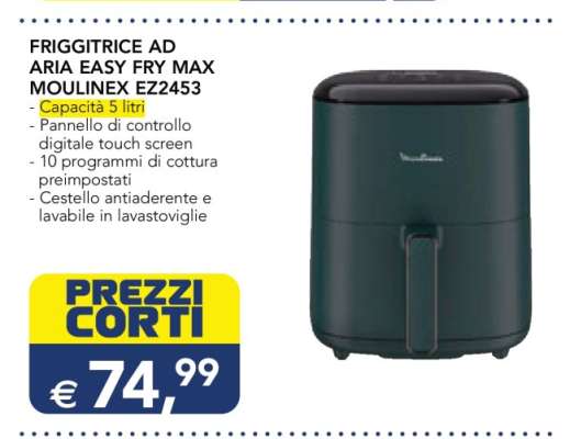 FRIGGITRICE AD ARIA EASY FRY MAX MOULINEX EZ2453