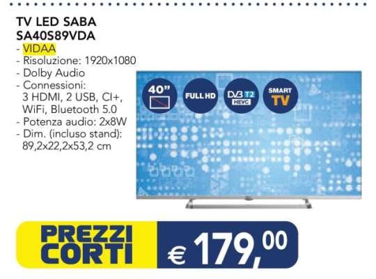 TV LED SABA SA40S89VDA