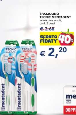 Spazzolino Tecnic Mentadent