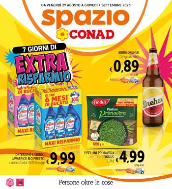 Volantino Spazio Conad - 29/8/2025 - 4/9/2025.