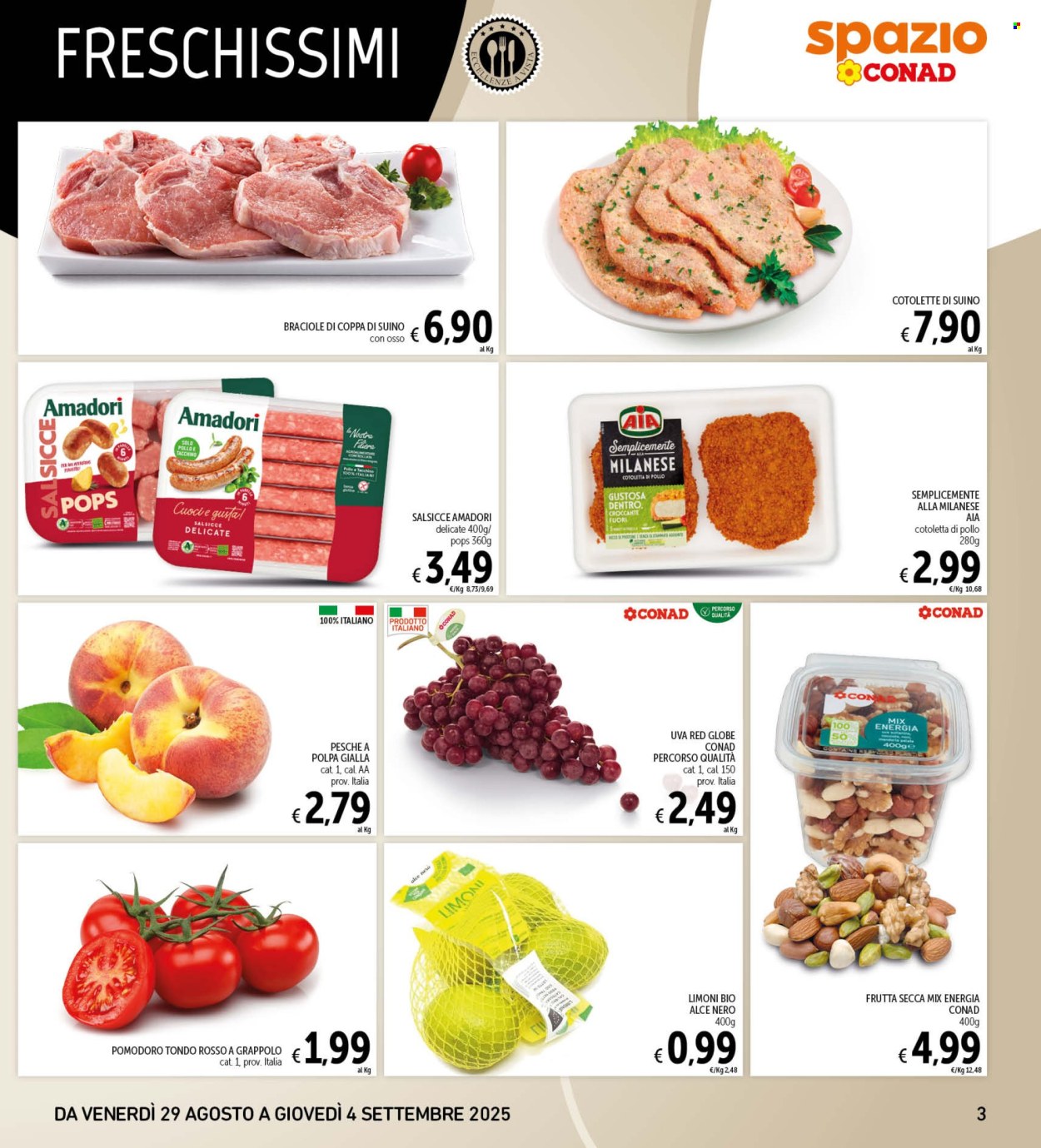 Volantino Spazio Conad - 29/8/2025 - 4/9/2025. Pagina 3
