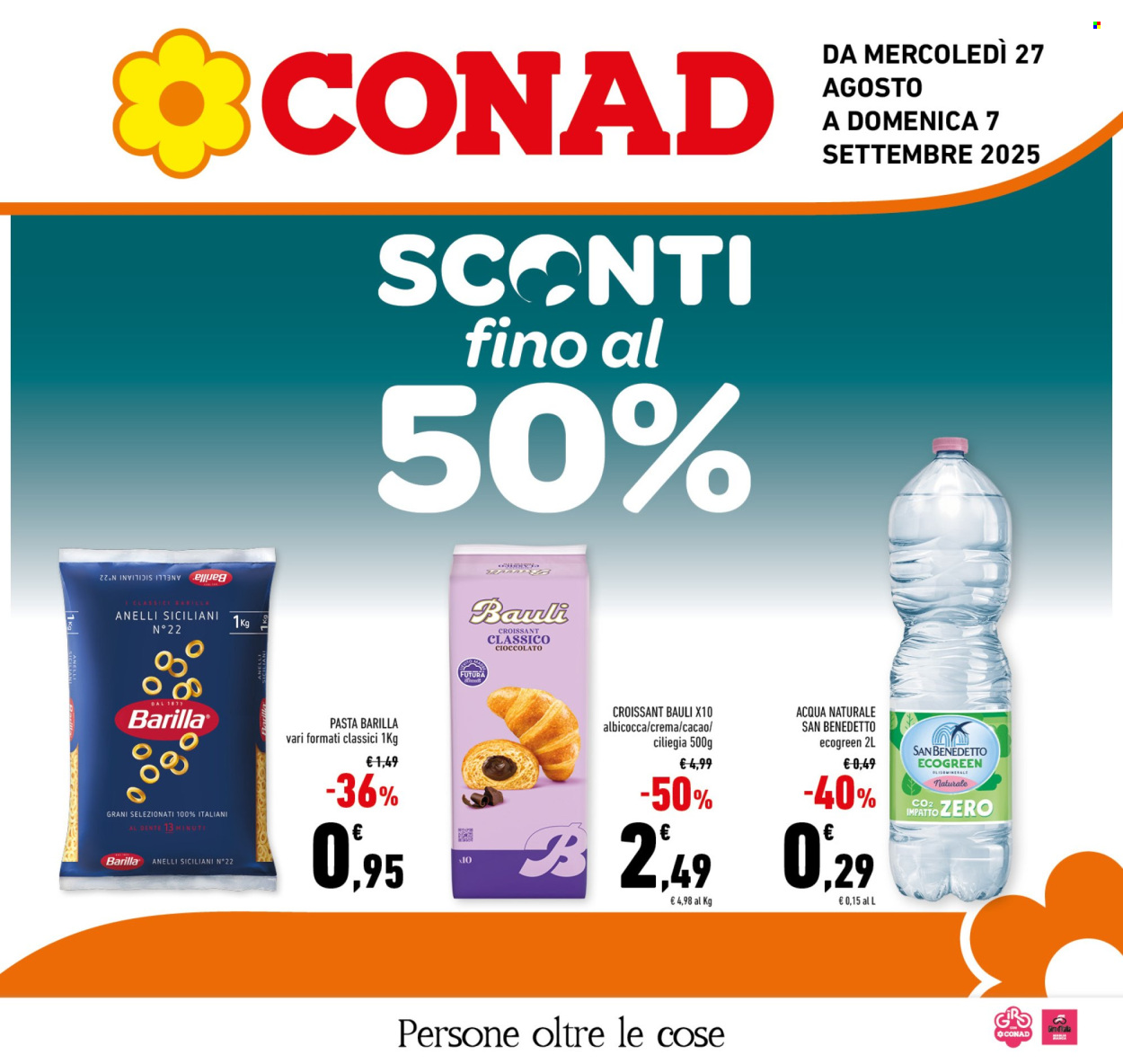 Volantino Conad - 27/8/2025 - 7/9/2025. Pagina 1