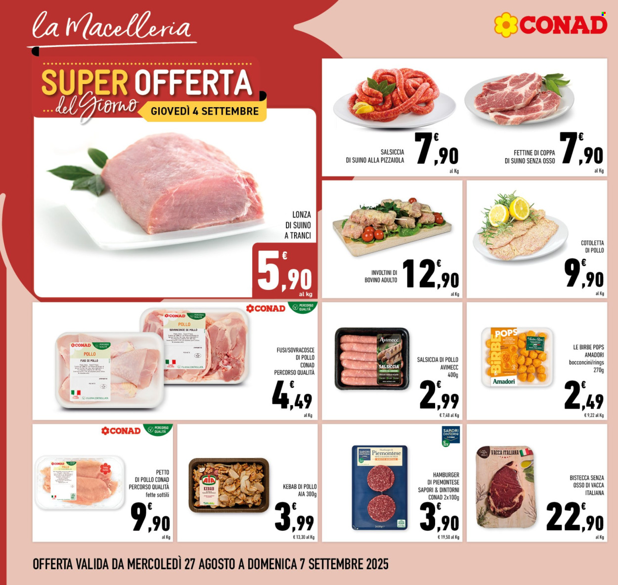 Volantino Conad - 27/8/2025 - 7/9/2025. Pagina 4