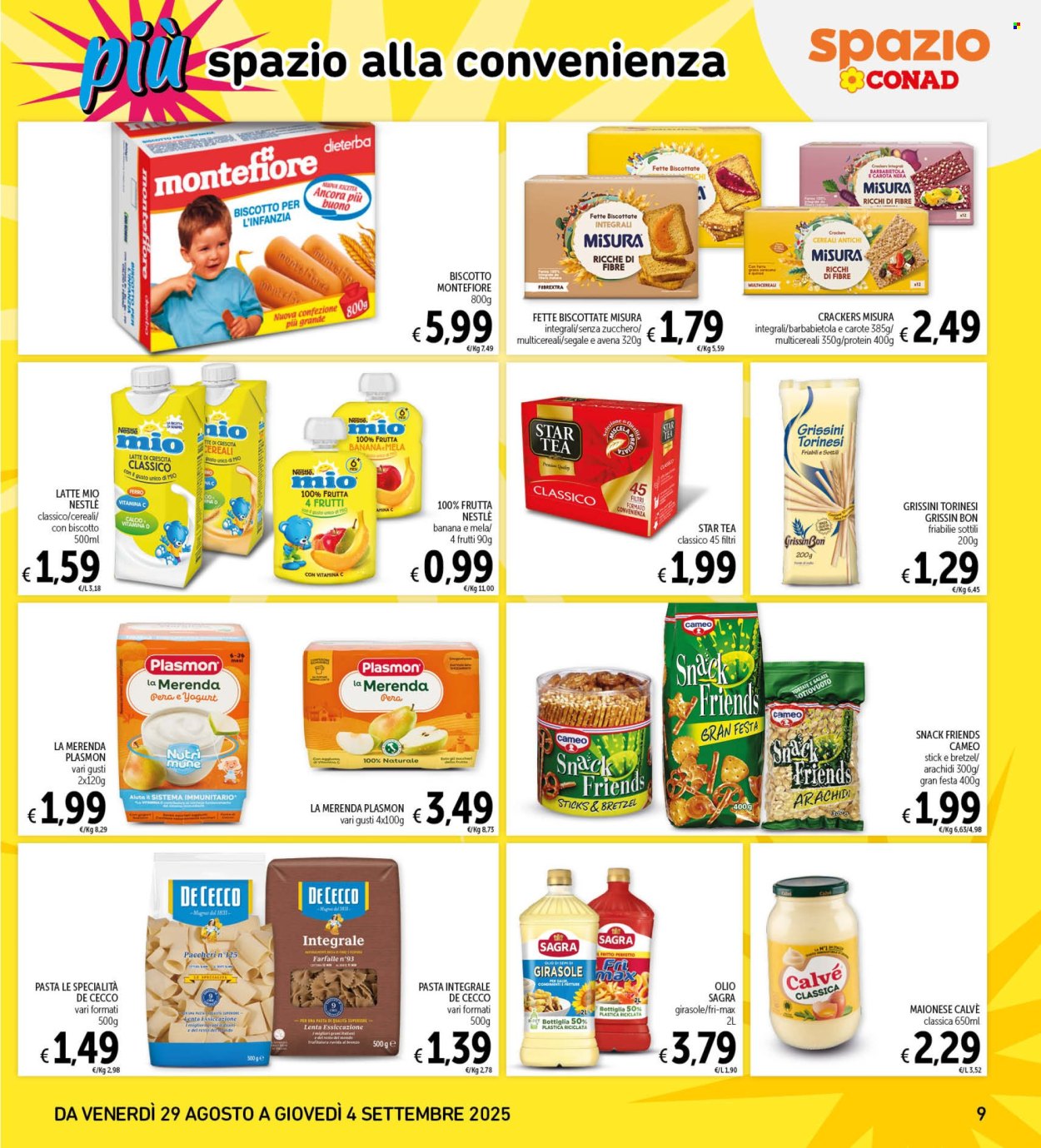 Volantino Spazio Conad - 29/8/2025 - 4/9/2025. Pagina 9
