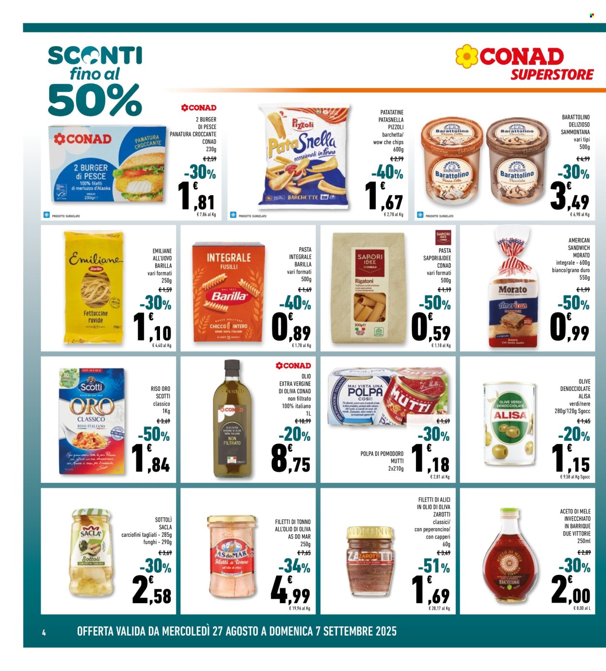 Volantino Conad Superstore - 27/8/2025 - 7/9/2025. Pagina 4