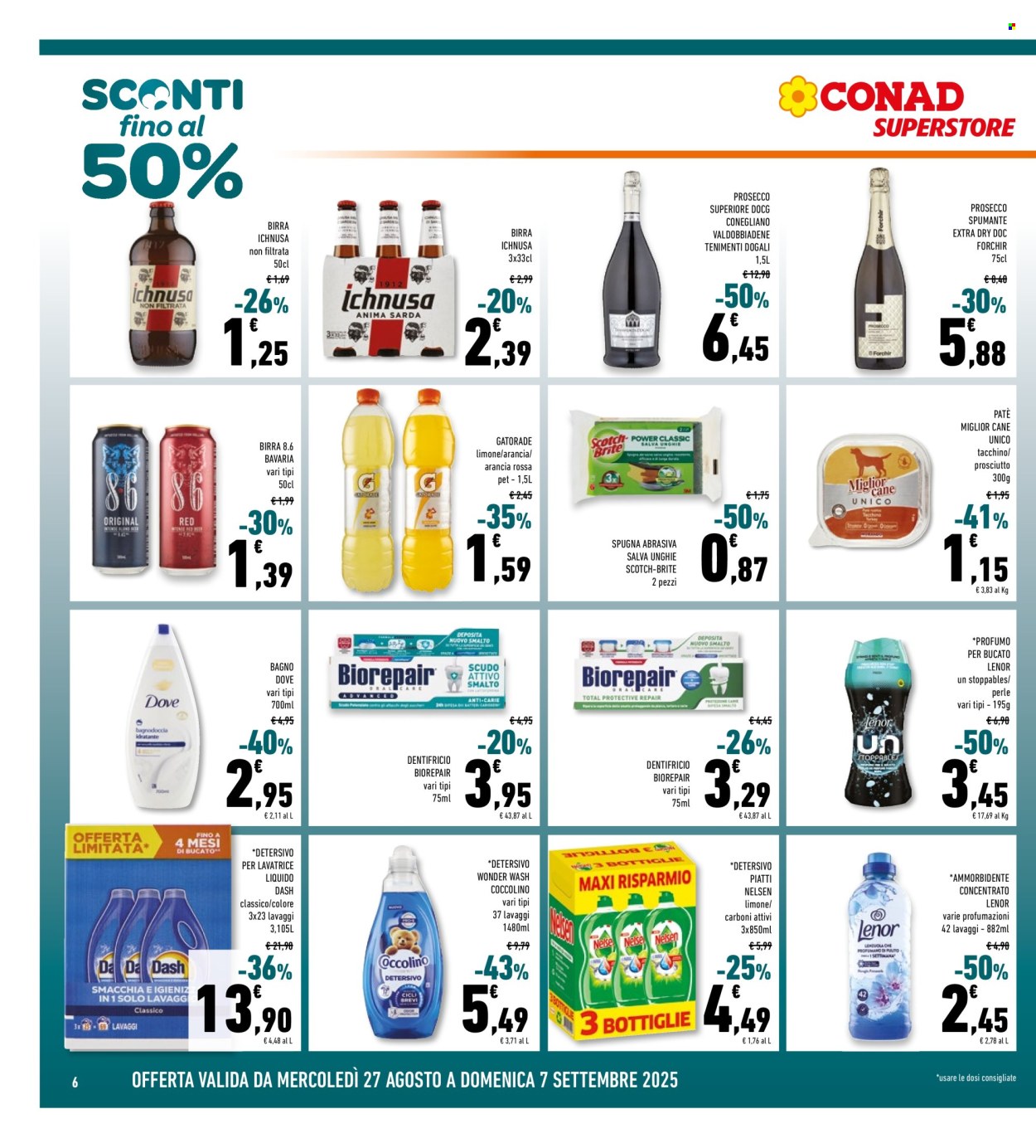 Volantino Conad Superstore - 27/8/2025 - 7/9/2025. Pagina 6