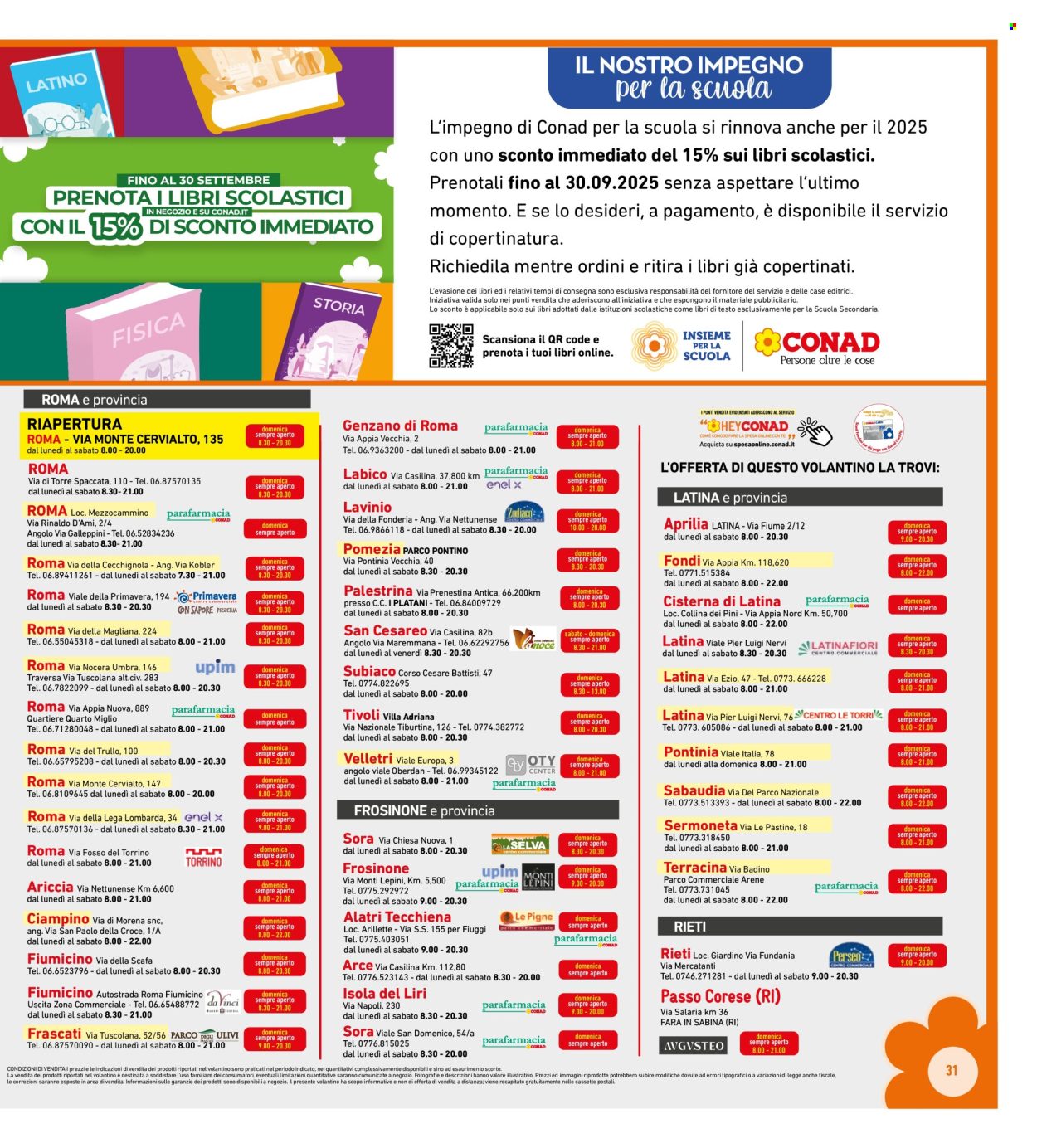 Volantino Conad Superstore - 27/8/2025 - 7/9/2025. Pagina 31