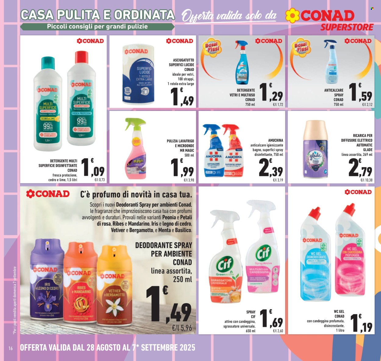 Volantino Conad Superstore - 28/8/2025 - 7/9/2025. Pagina 16