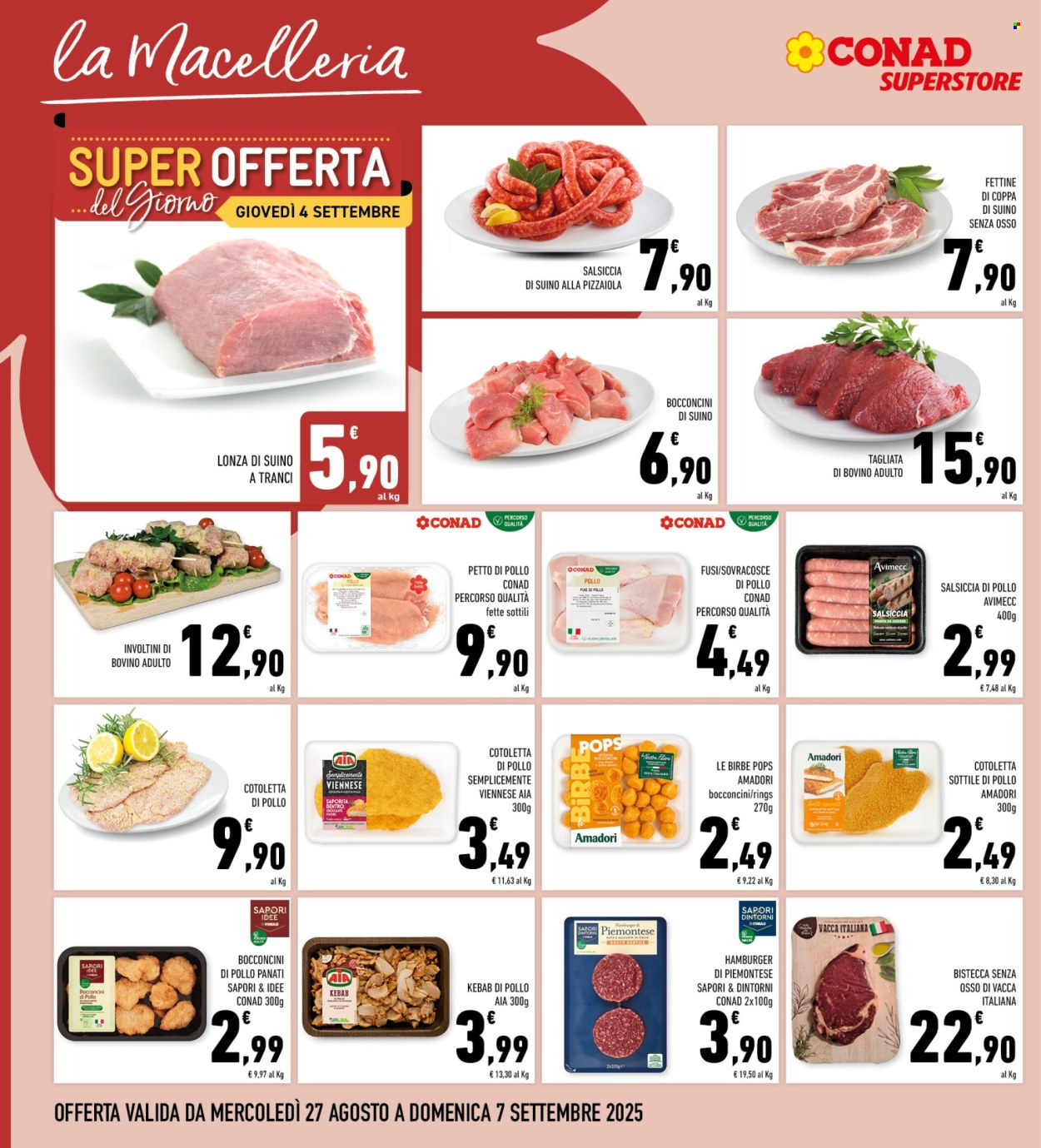 Volantino Conad Superstore - 27/8/2025 - 7/9/2025. Pagina 4