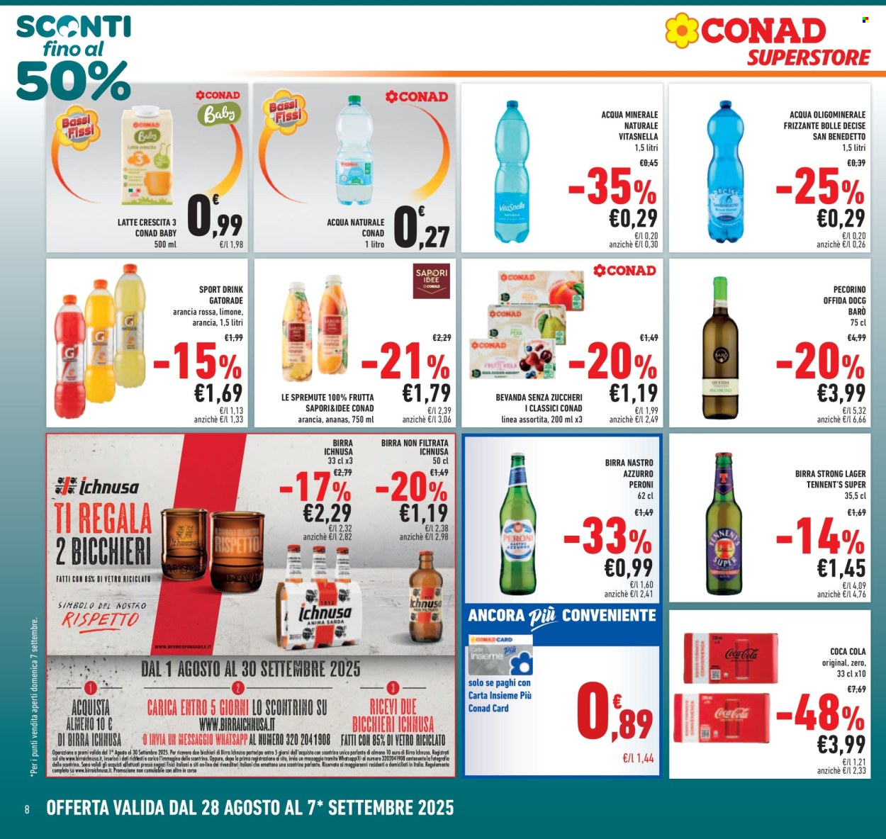 Volantino Conad Superstore - 28/8/2025 - 7/9/2025. Pagina 8
