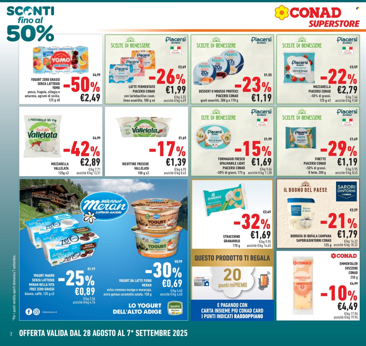 Volantino Conad Superstore - 28/8/2025 - 7/9/2025. Pagina 2