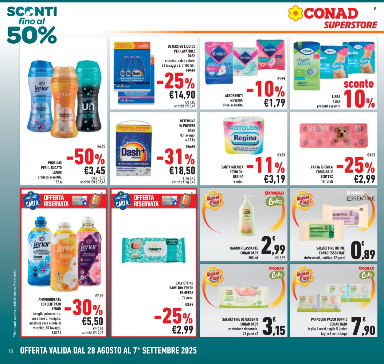 Volantino Conad Superstore - 28/8/2025 - 7/9/2025. Pagina 10