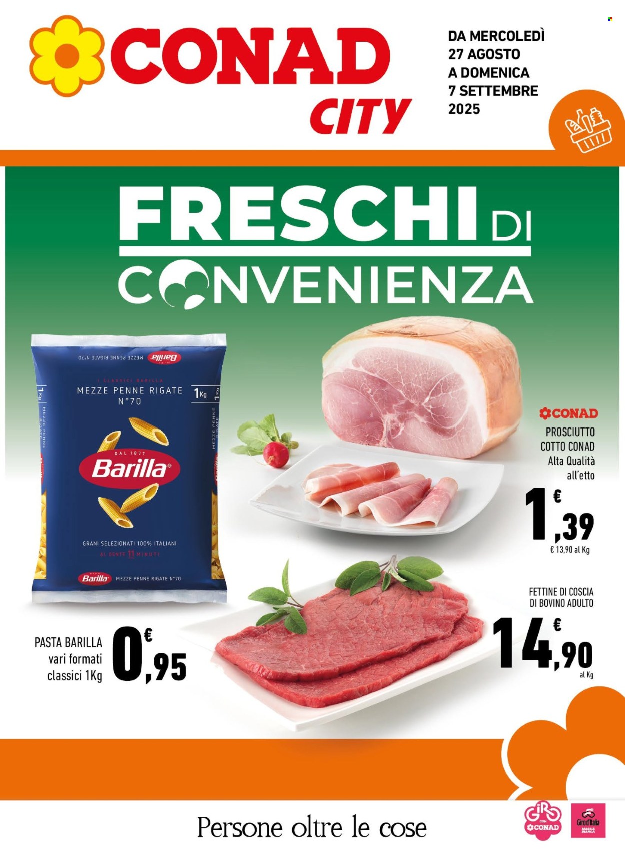 Volantino Conad - 27/8/2025 - 7/9/2025. Pagina 1