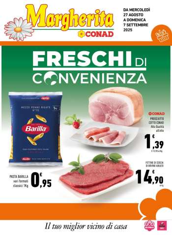 Volantino Margherita Conad - 27/8/2025 - 7/9/2025.