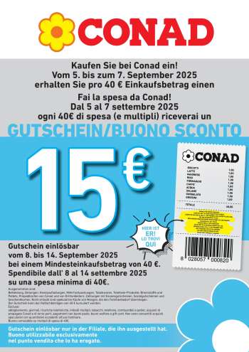 Volantino Conad - 5/9/2025 - 7/9/2025.
