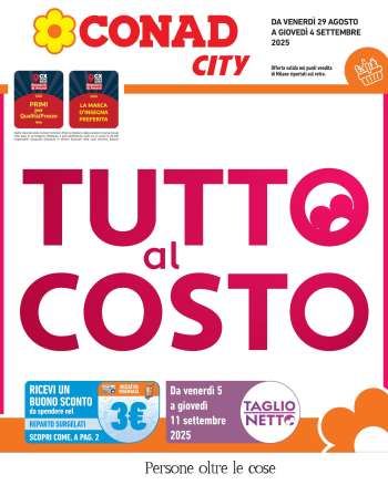 Volantino Conad City - 29/8/2025 - 4/9/2025.