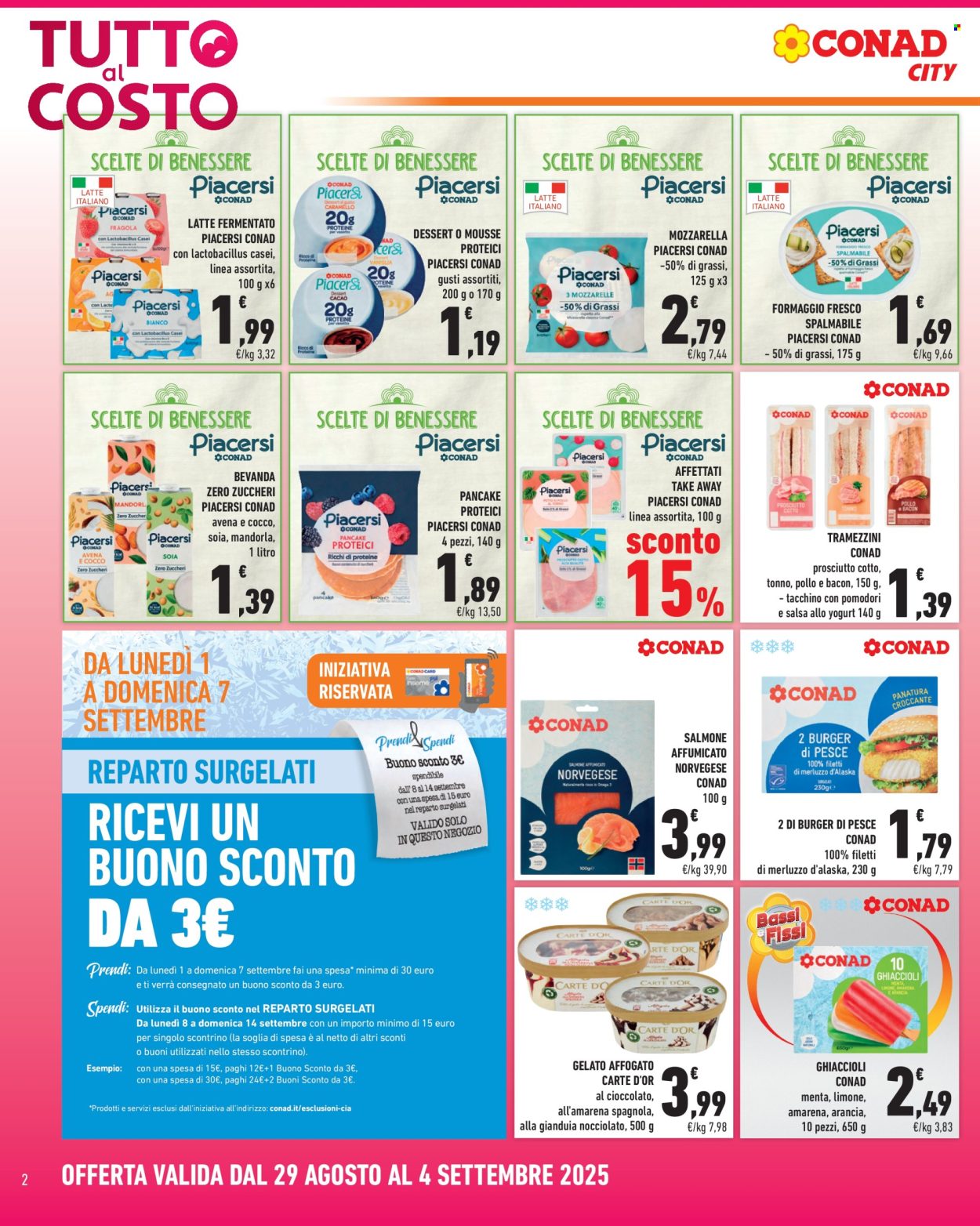 Volantino Conad City - 29/8/2025 - 4/9/2025. Pagina 2