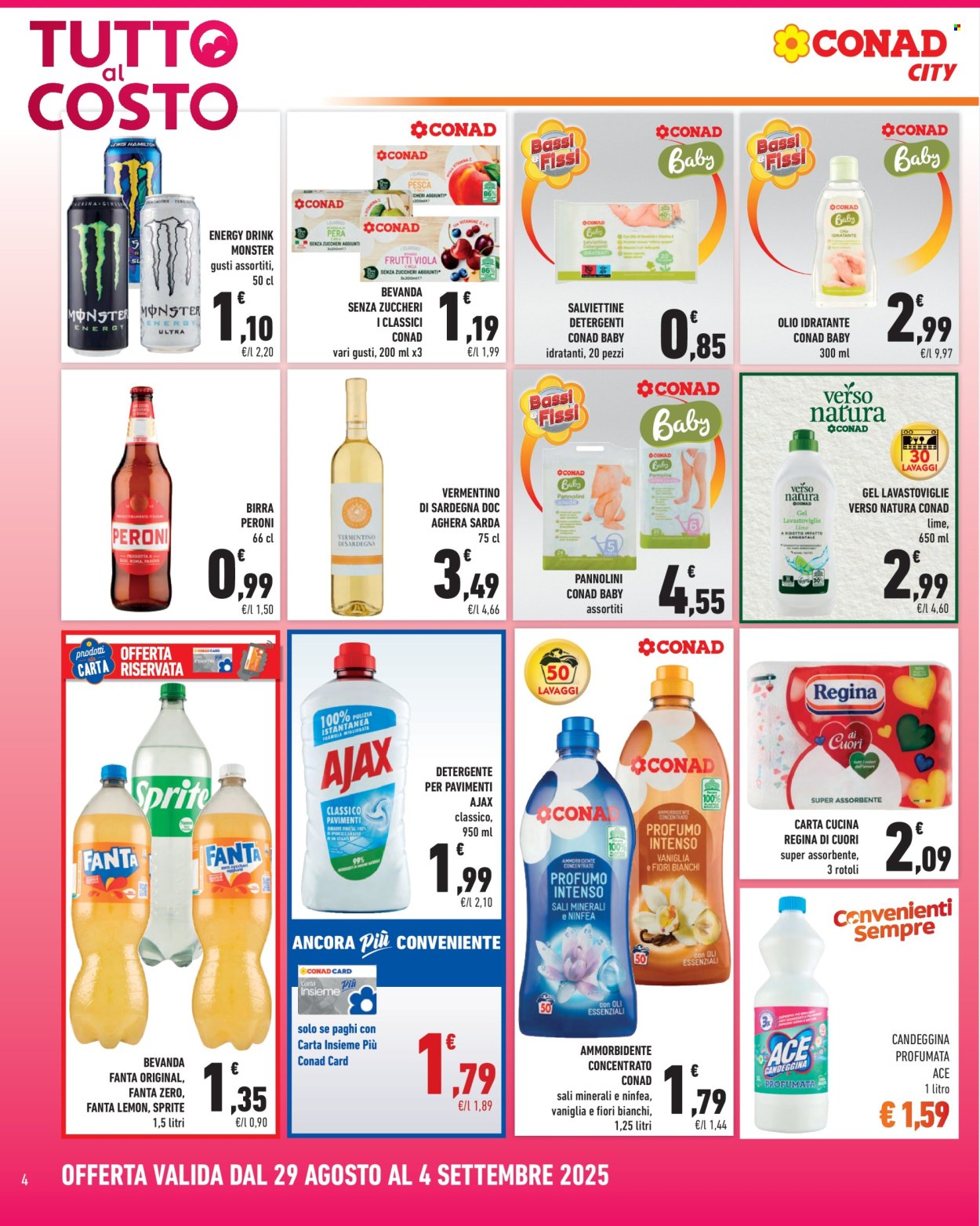 Volantino Conad City - 29/8/2025 - 4/9/2025. Pagina 4