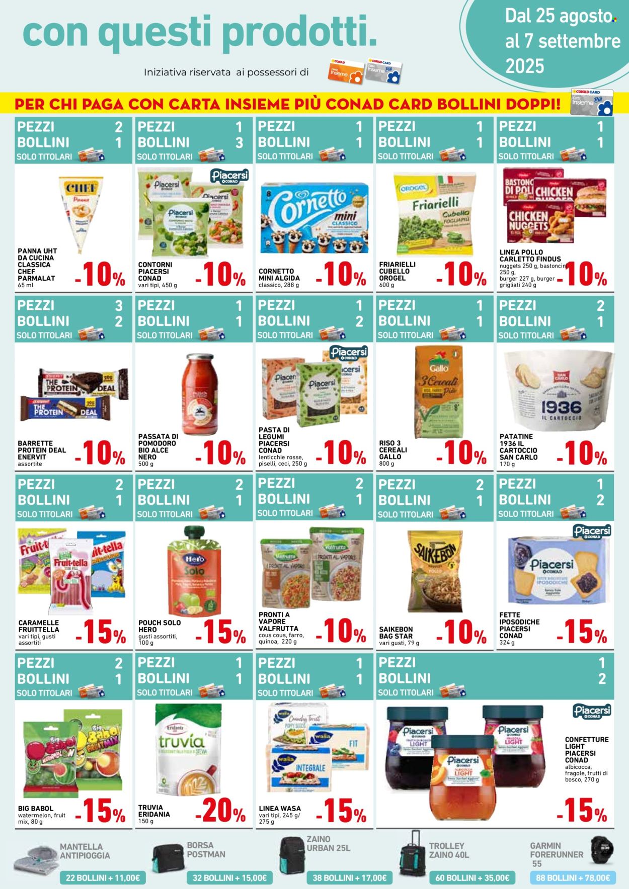 Volantino Conad - 25/8/2025 - 7/9/2025. Pagina 3