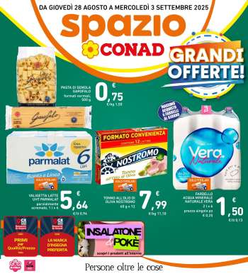 Volantino Spazio Conad - 28/8/2025 - 3/9/2025.