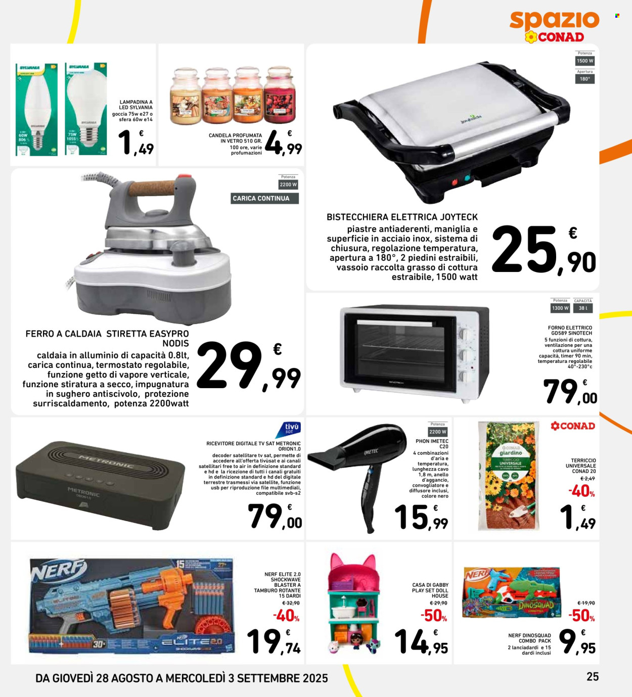 Volantino Spazio Conad - 28/8/2025 - 3/9/2025. Pagina 25