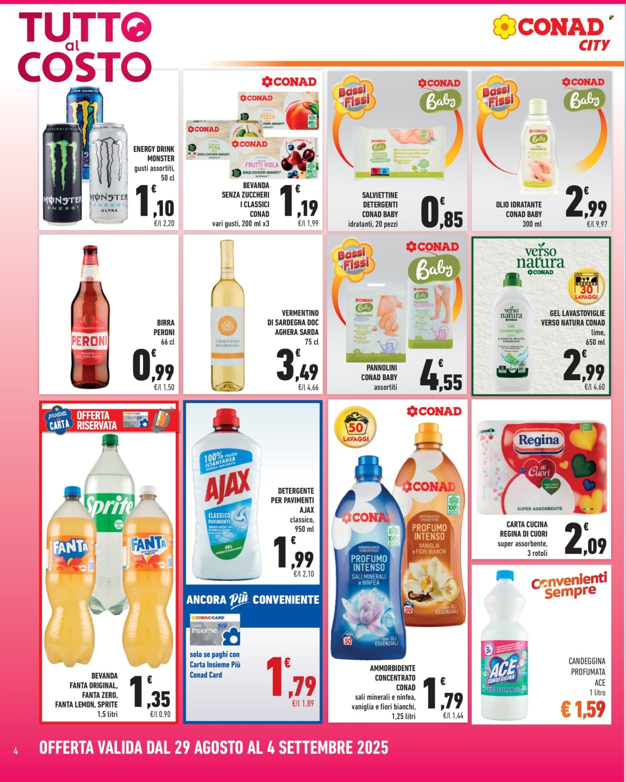 Volantino Conad City - 29/8/2025 - 4/9/2025. Pagina 4