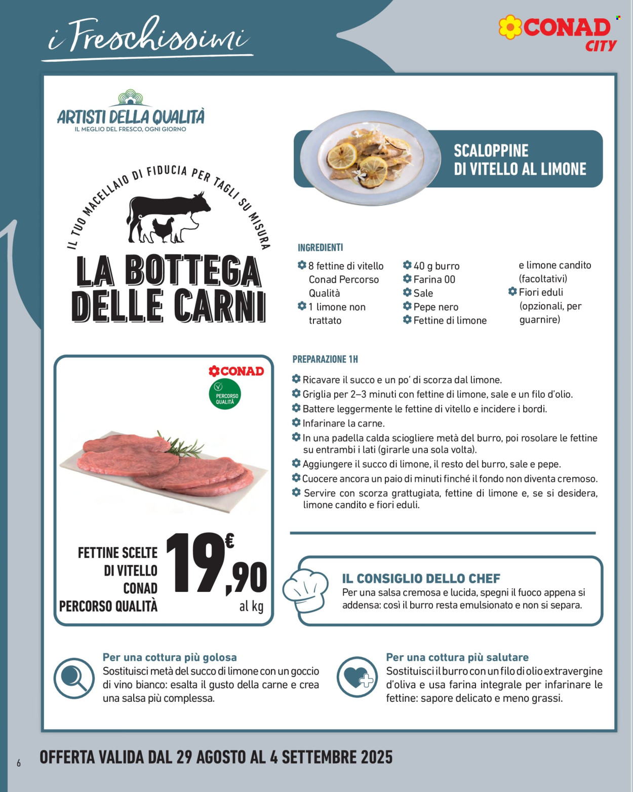 Volantino Conad City - 29/8/2025 - 4/9/2025. Pagina 6